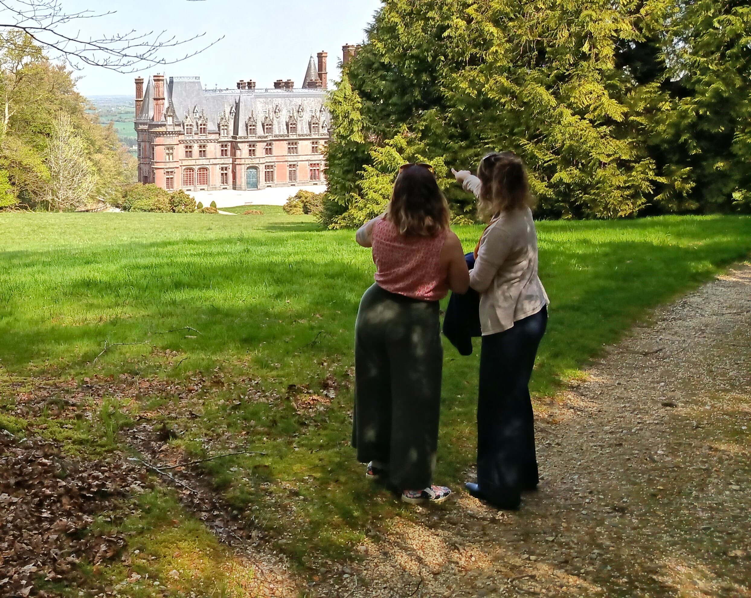 Le château en visu