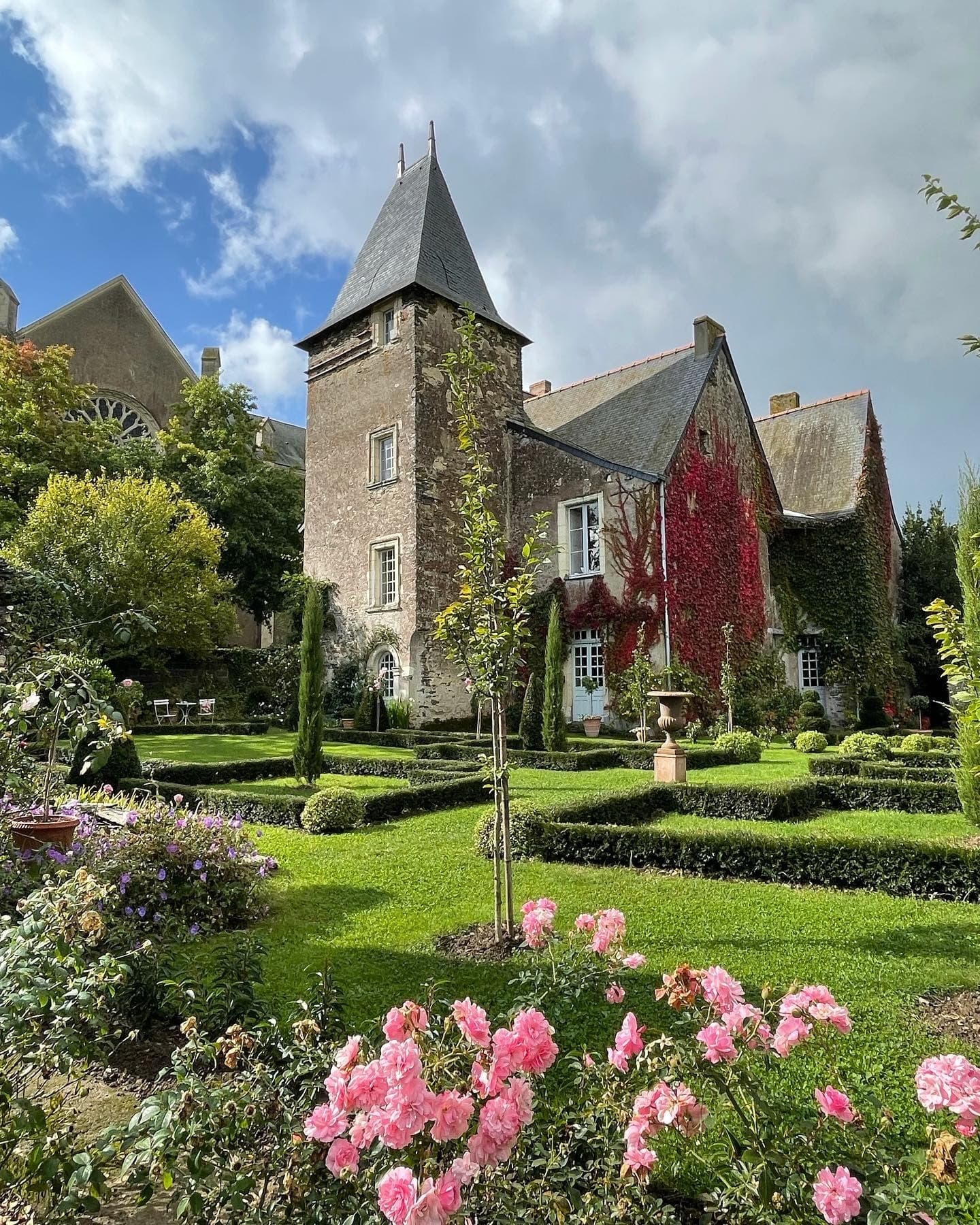 Jardin privé en Anjou