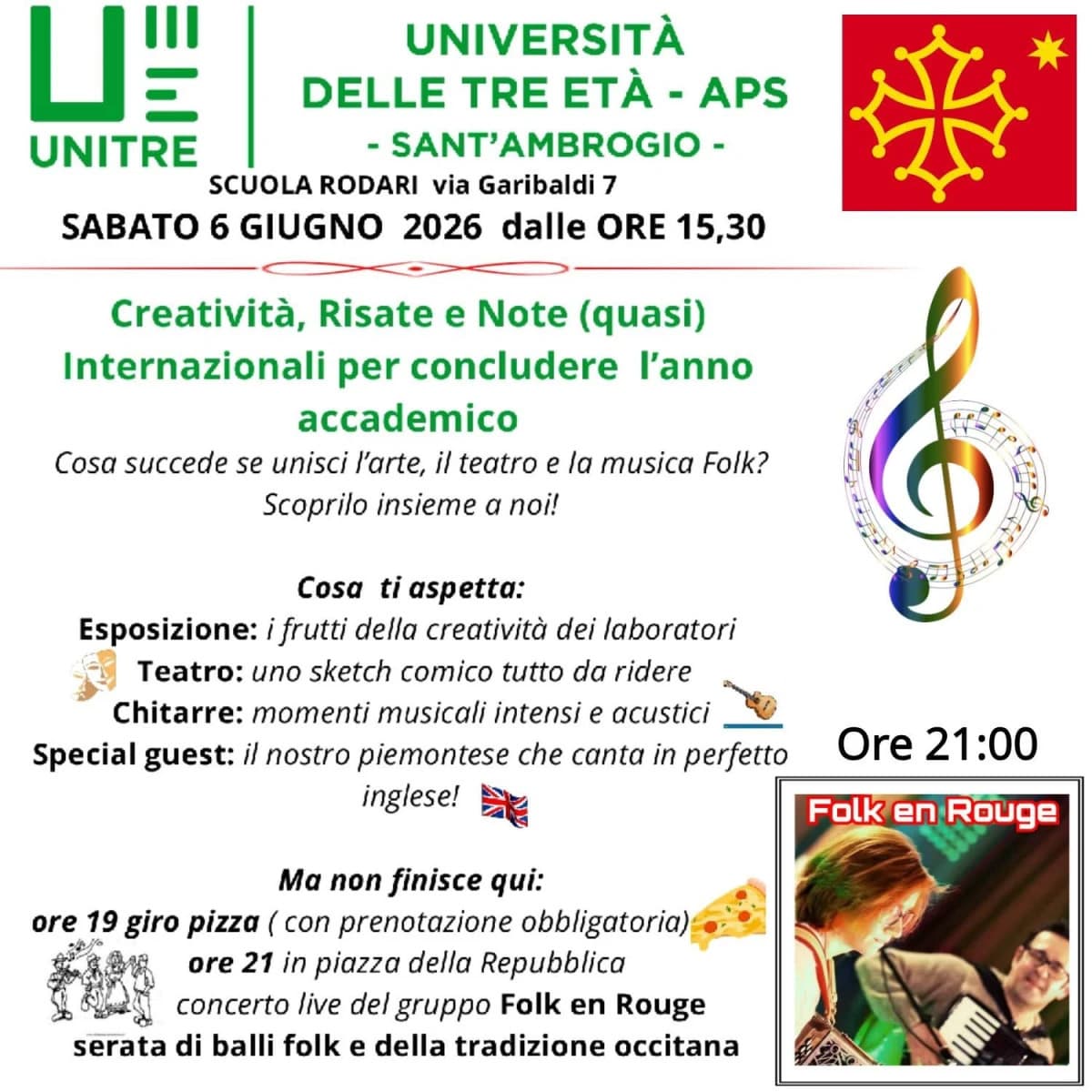 Creatività, Risate e Note Internazionali per concludere