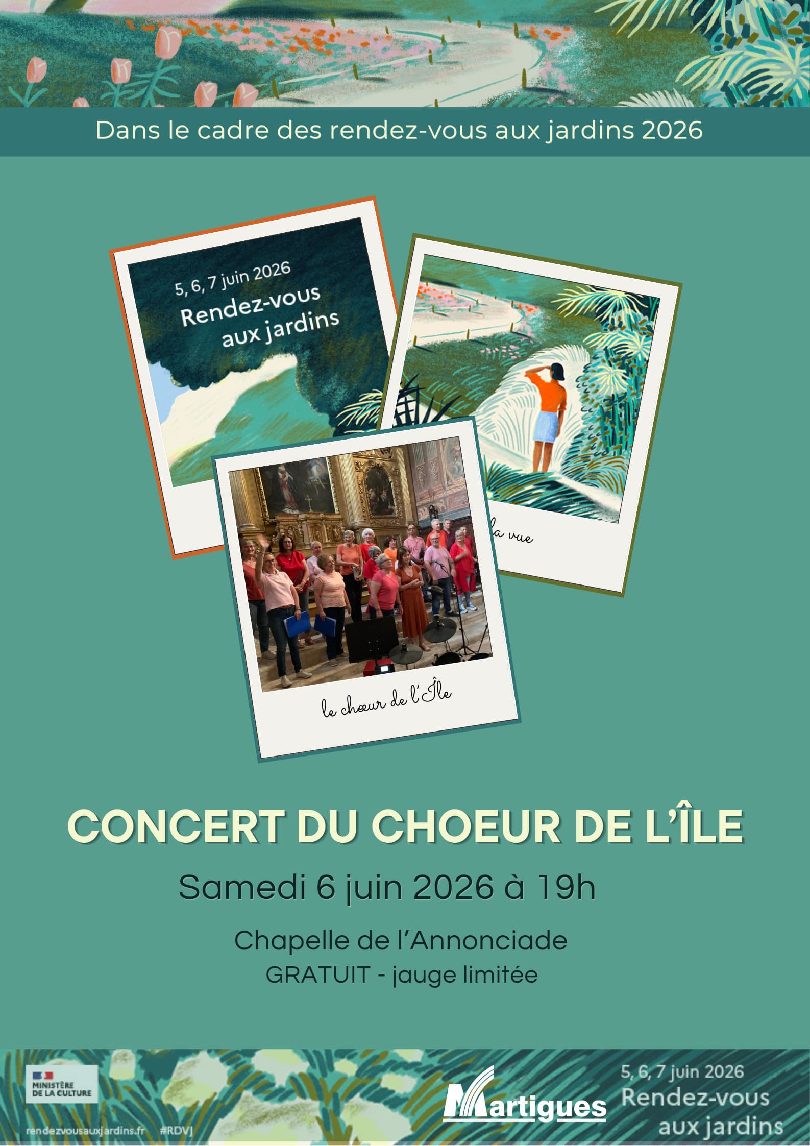 Concert "Dansons dans les jardins"