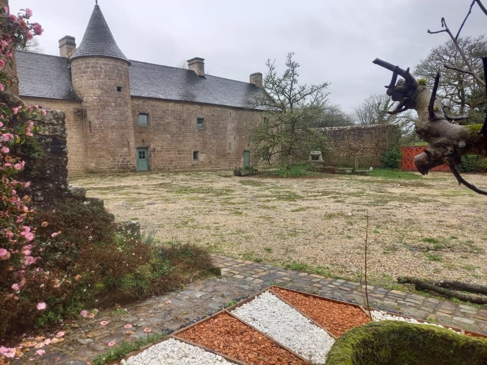 Exposition et massifs autour du regard dans le jardin