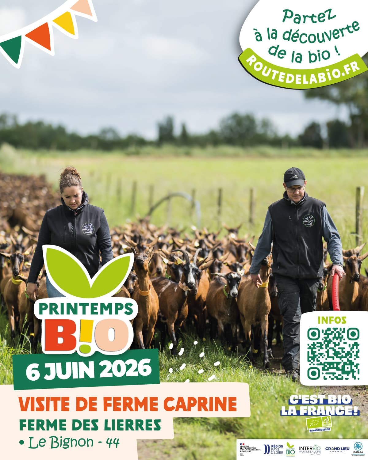 Visite de la ferme caprine de Lierres - Samedi 6 juin
