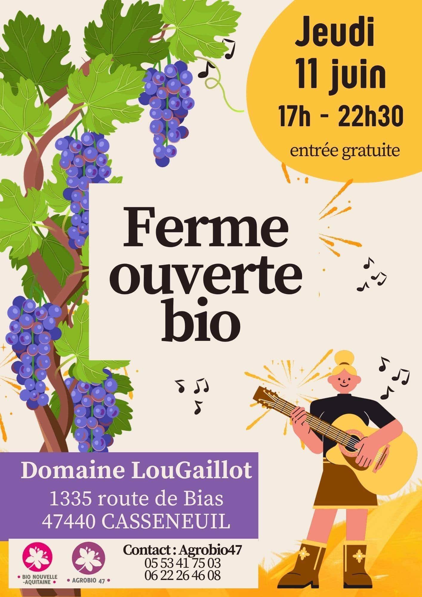 Ferme ouverte bio