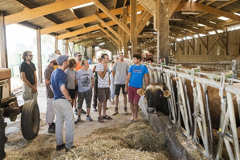 Stand et visite de ferme