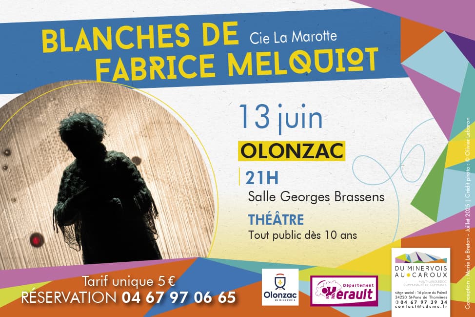 Blanches de Fabrice Melquiot
Cie La Marotte