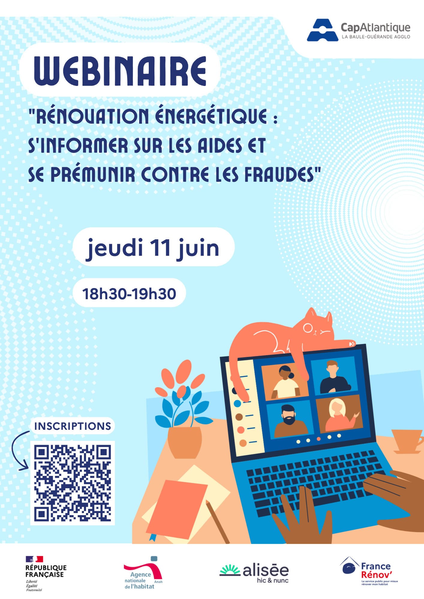 Webinaire "Rénovation énergétique, s'informer sur les aides et se prémunir contre les fraudes"