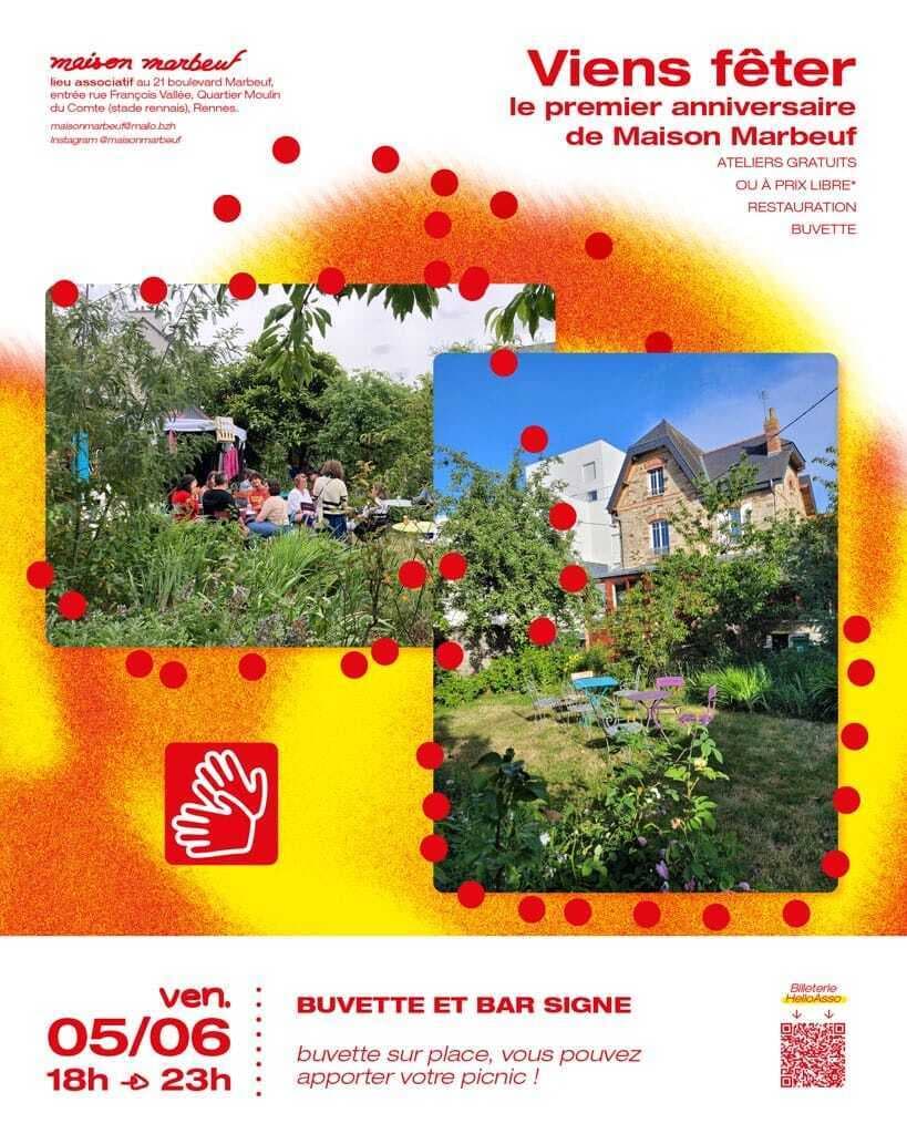 Buvette et bar signe à Maison Marbeuf le 6 juin (18h -23h)