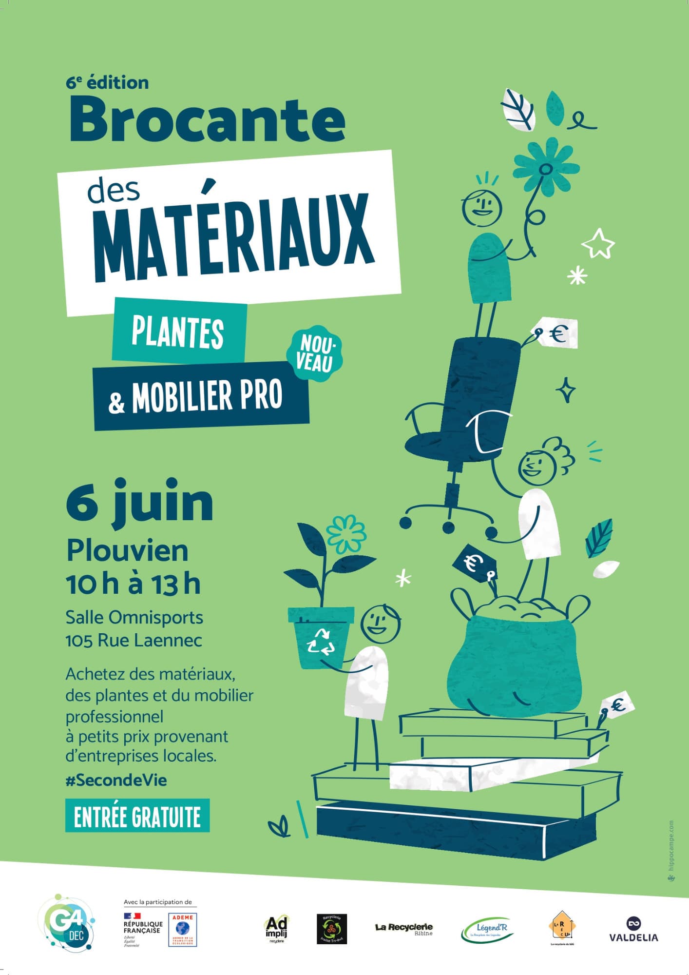 PARTICIPATION À LA BROCANTE VERTE ET DES MATÉRIAUX