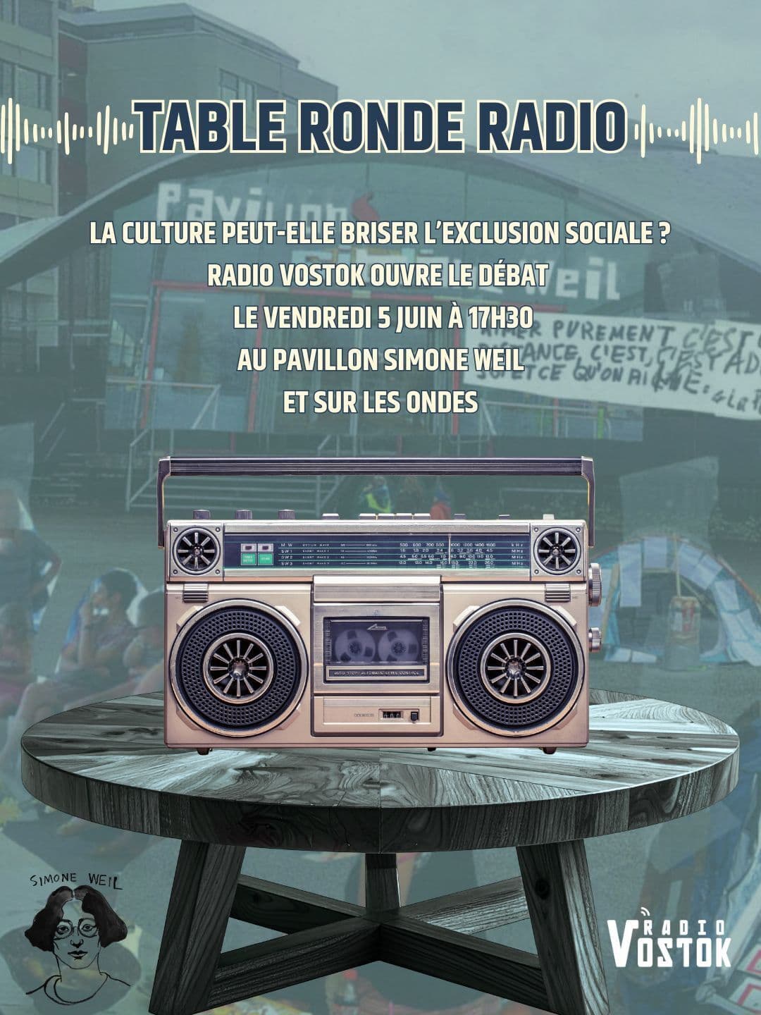 Table ronde et débat sur l’exclusion sociale