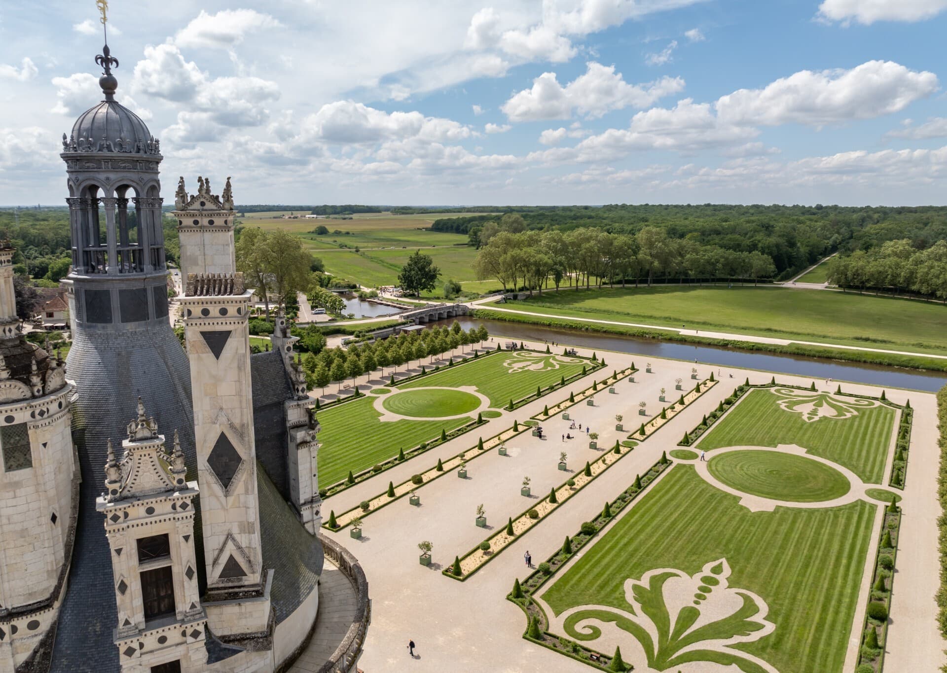 Chambord, au fil du village et des jardins