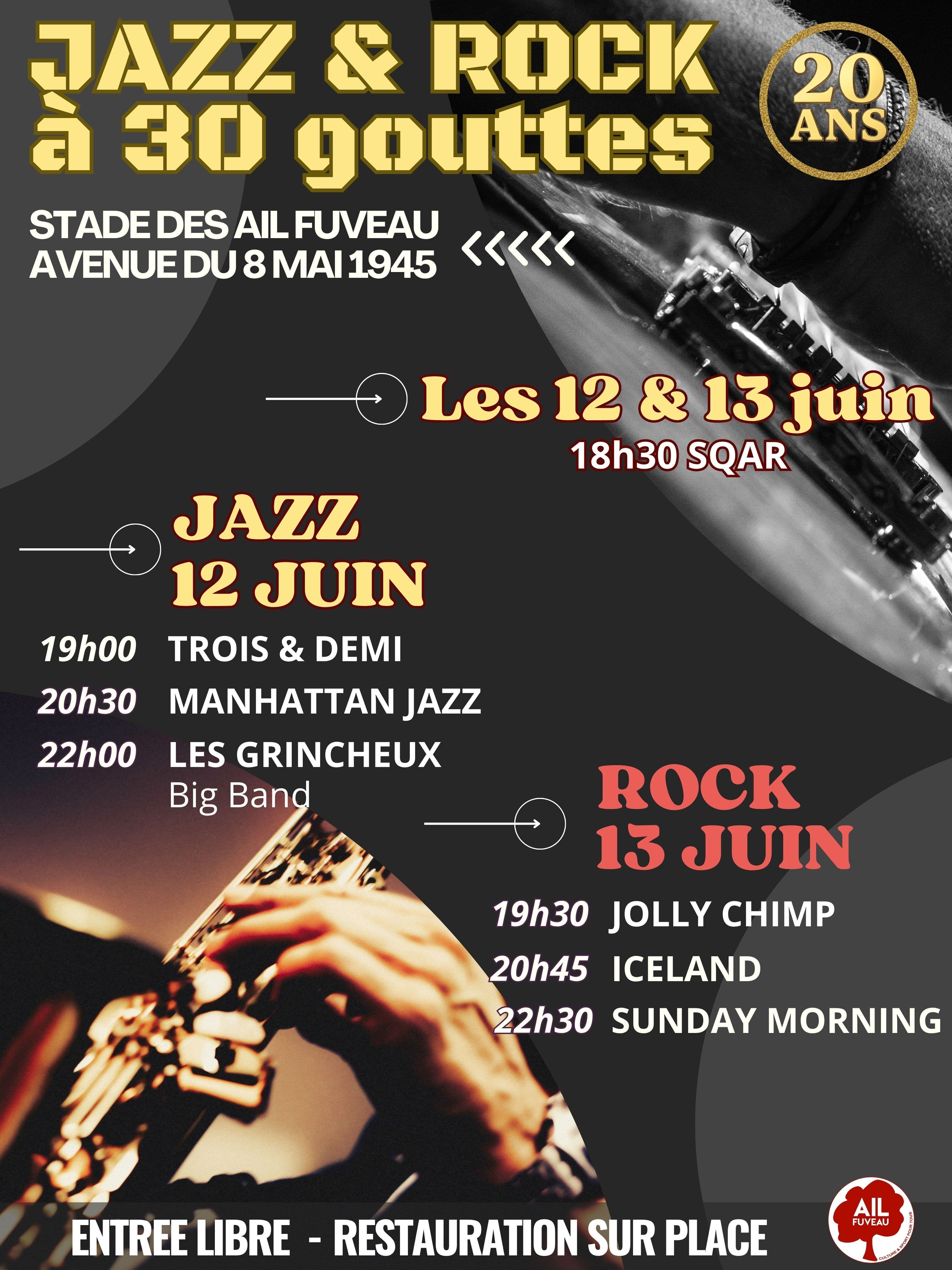 JAZZ  ET ROCK A 30 GOUTTES