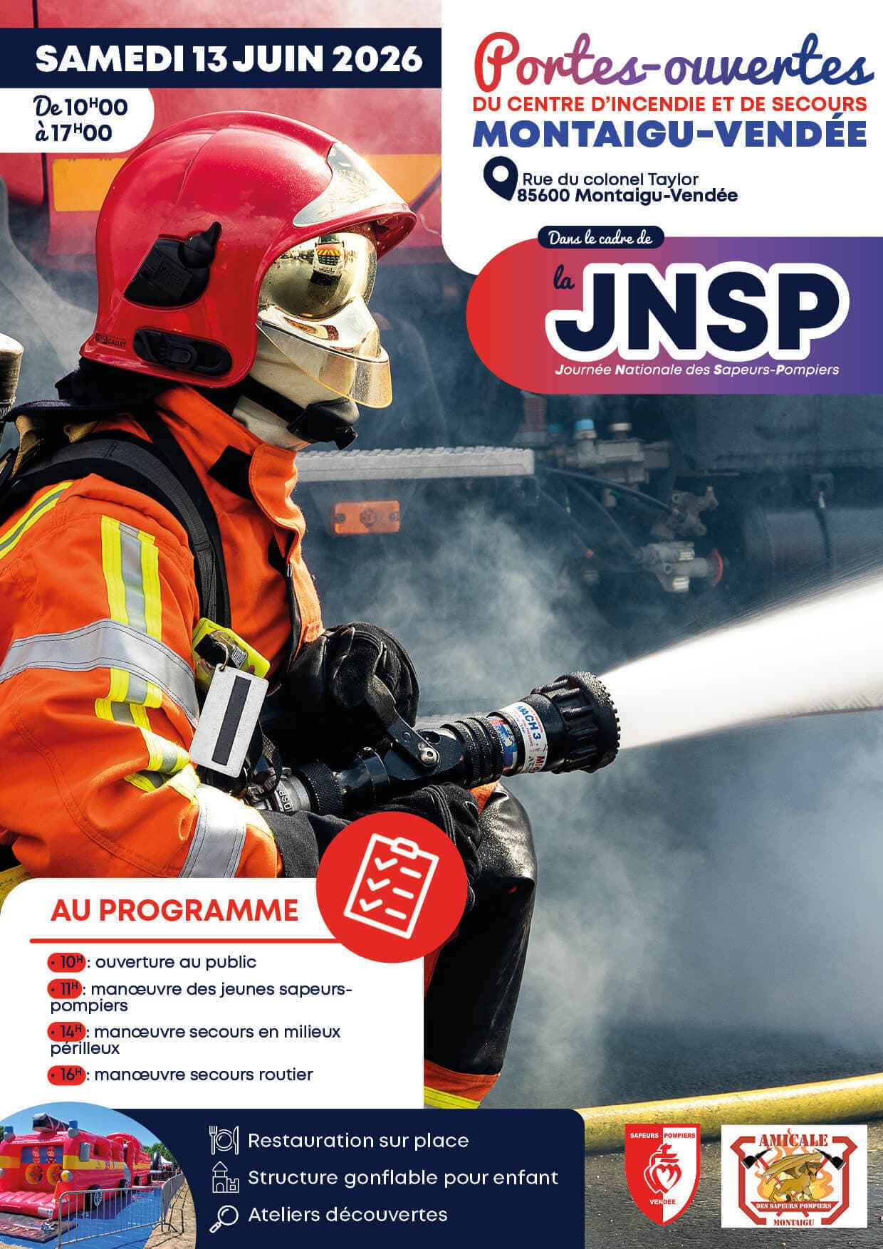 Portes ouvertes - Centre d'Incendie et de Secours de Montaigu-Vendée