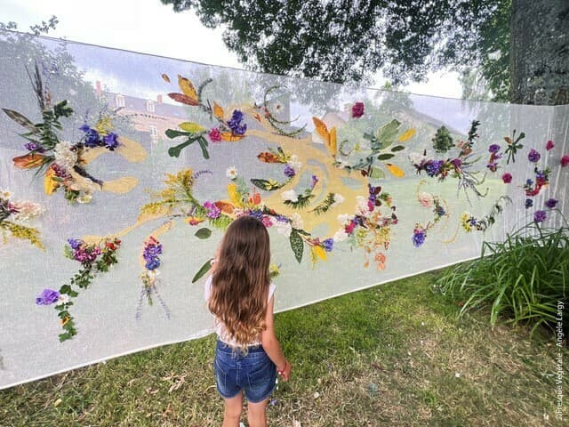 Réalisation d'une fresque végétale