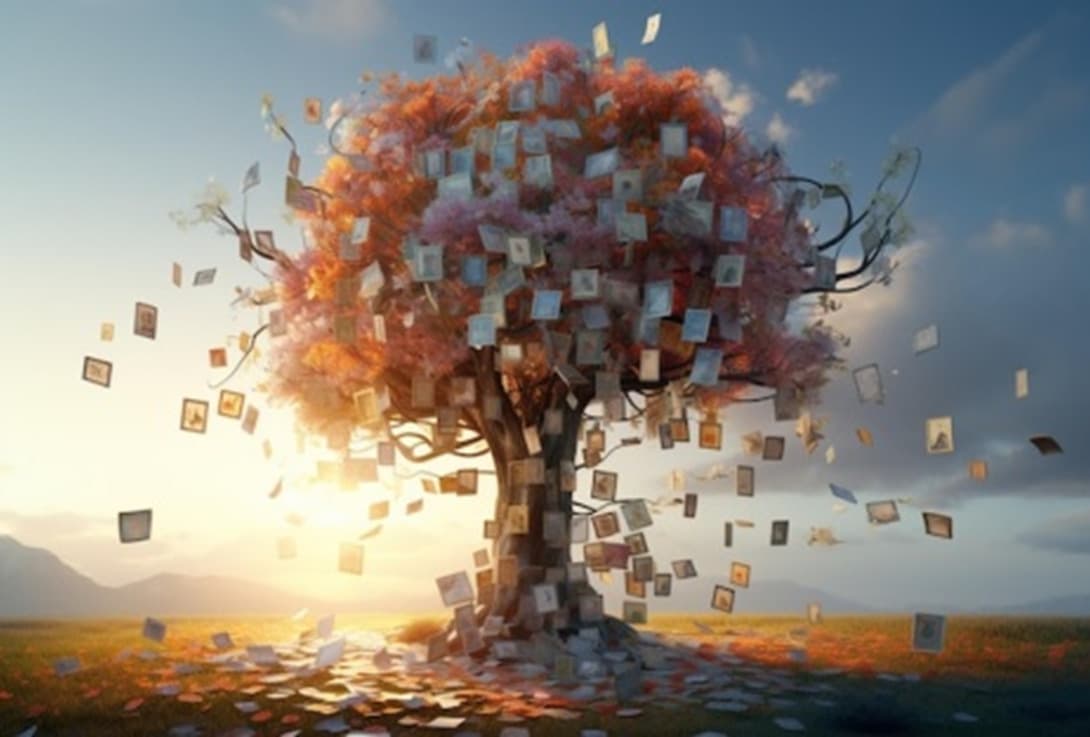 Création en commun d'un arbre à souvenir des 20 ans de Pierres Vives