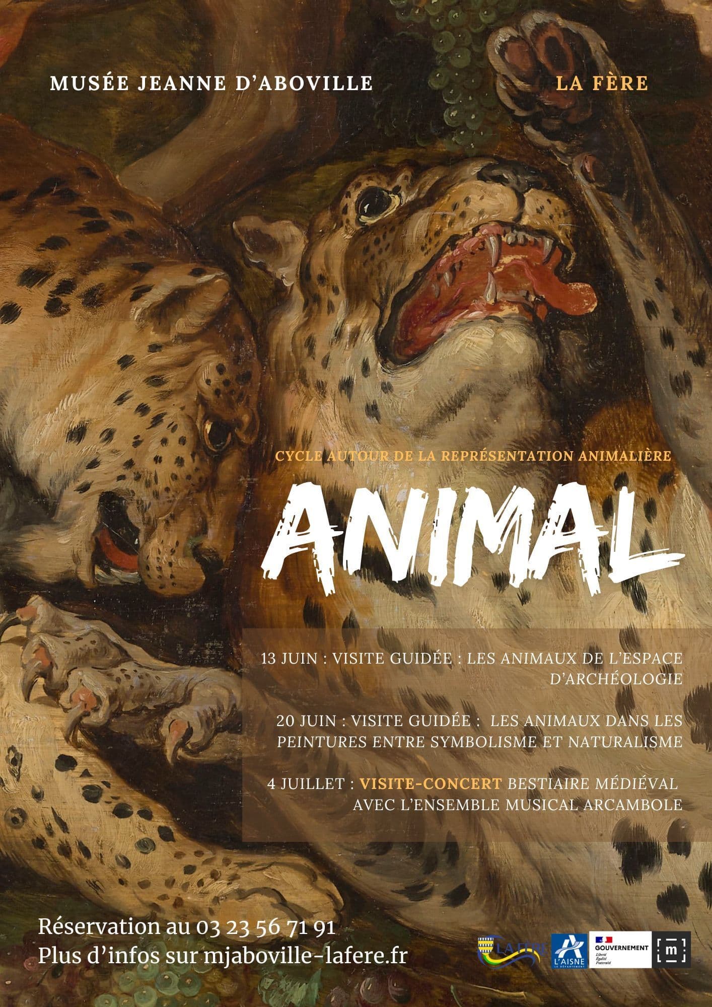 Les animaux de l’espace d’archéologie