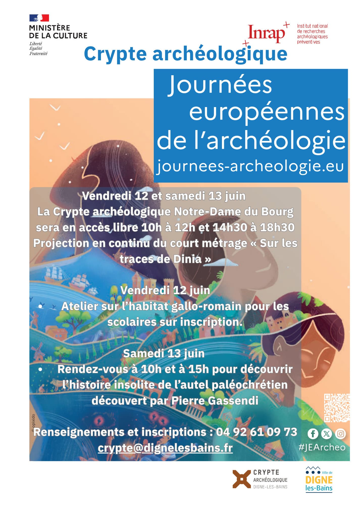 Projection en continu du court métrage « Sur les traces de Dinia »