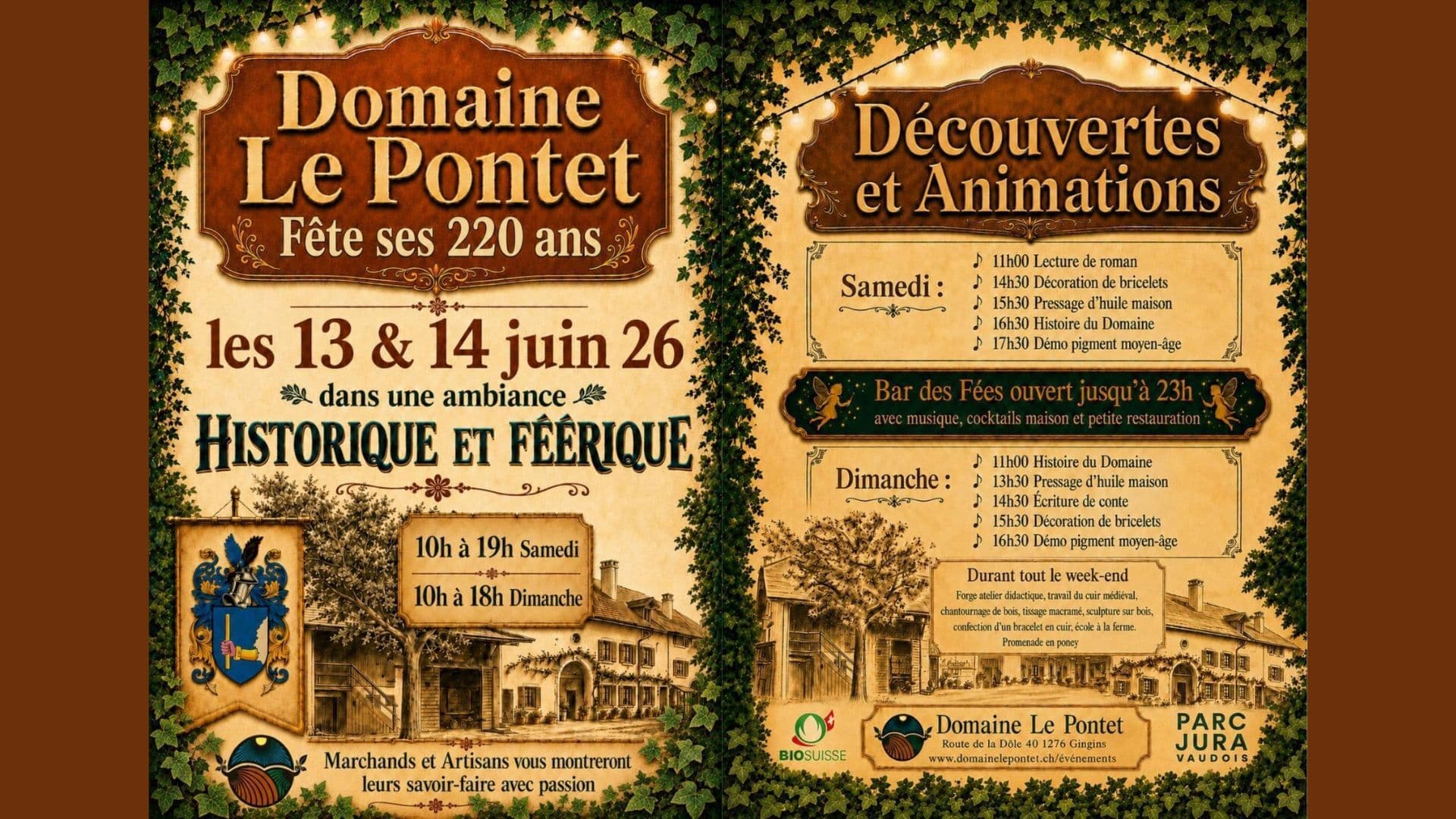Le domaine Le pontet fête ses 220 ans