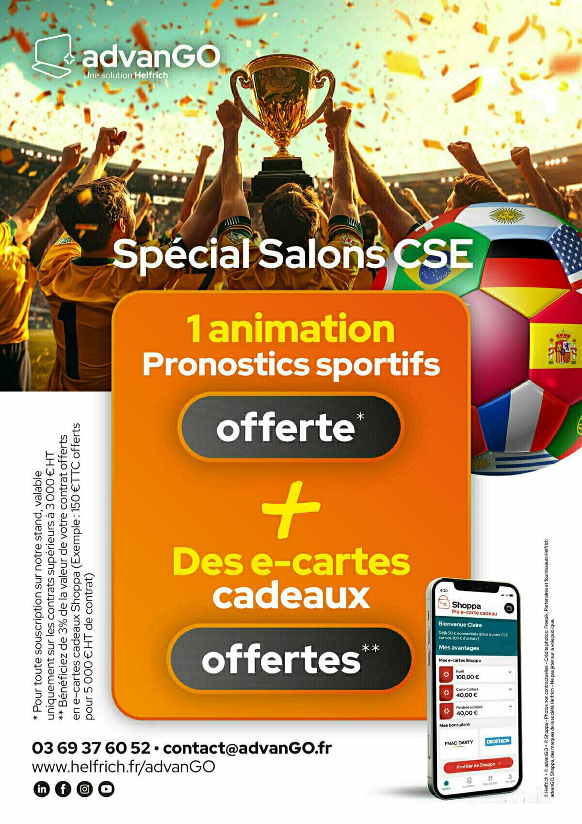 Animation Pronos et E-cartes offertes !
