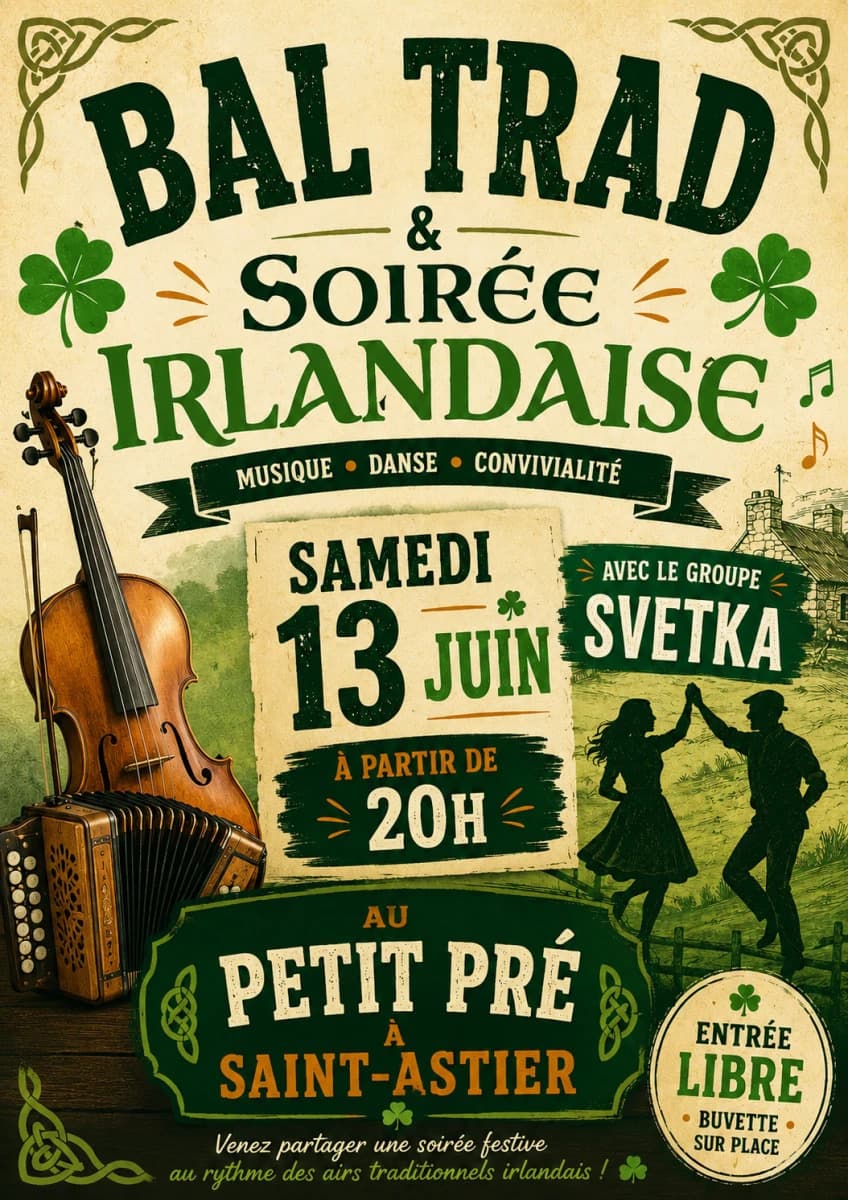 Bal Trad soirée irlandaise