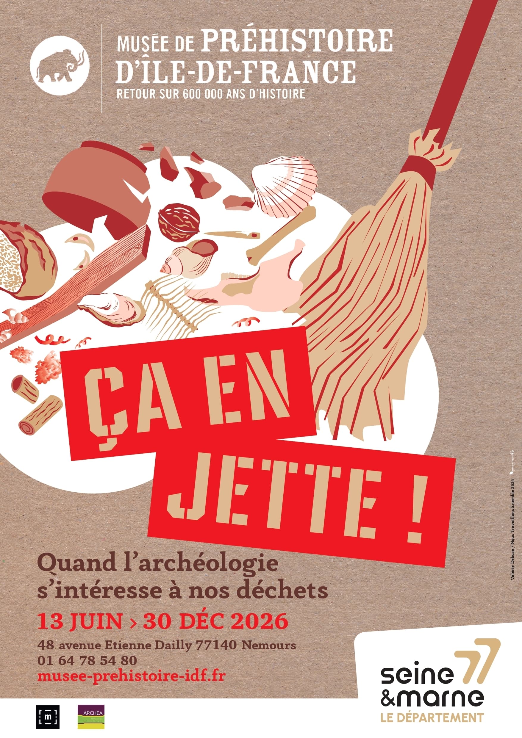 Ouverture de l'exposition « Ça en jette ! Quand l’archéologie s’intéresse à nos déchets »